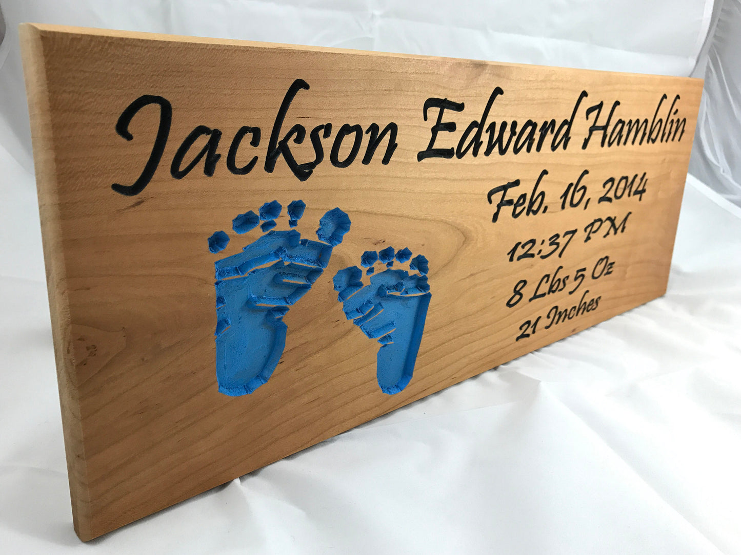 Nursery Decor Personalized Custom Baby Announcement Rustic Sign Christmas Mothers Day Gift for Her Wedding Gift Baby Shower Anniversary