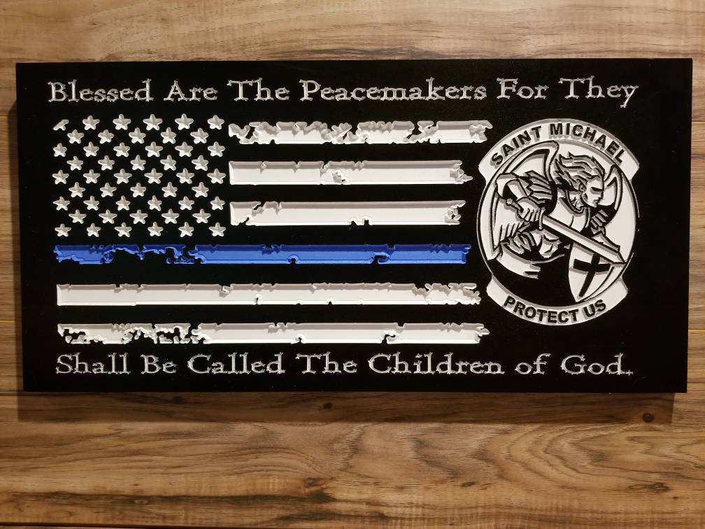 Personalized Police Officer Gifts Thin Blue Line Law Enforcement Gifts  Police Fathers Day Gift Personalized Fathers Day Gift for Men 