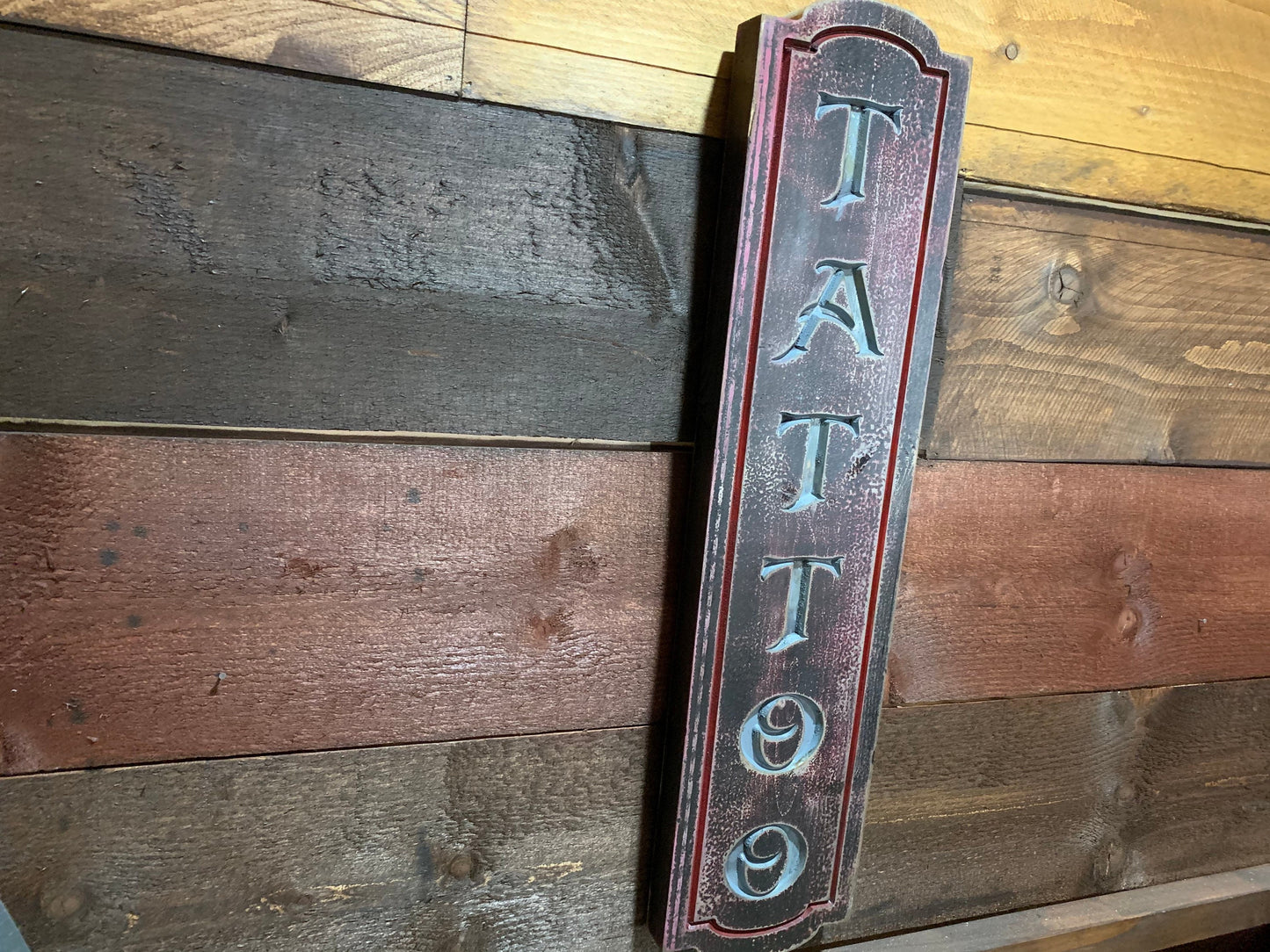 Rustic Personalized Wooden Sign, Family Name Sign, Carved Wood Signs, Beer, Whiskey, Saloon, Man Cave, Porch, Decor Garage, Barn, Tattoo