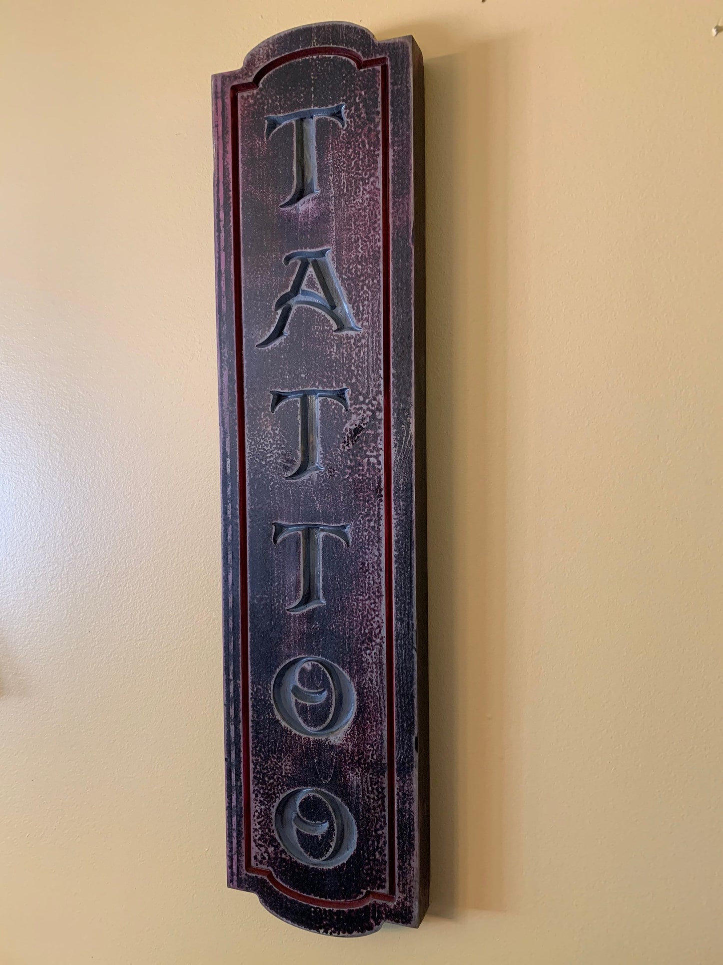 Rustic Personalized Wooden Sign, Family Name Sign, Carved Wood Signs, Beer, Whiskey, Saloon, Man Cave, Porch, Decor Garage, Barn, Tattoo