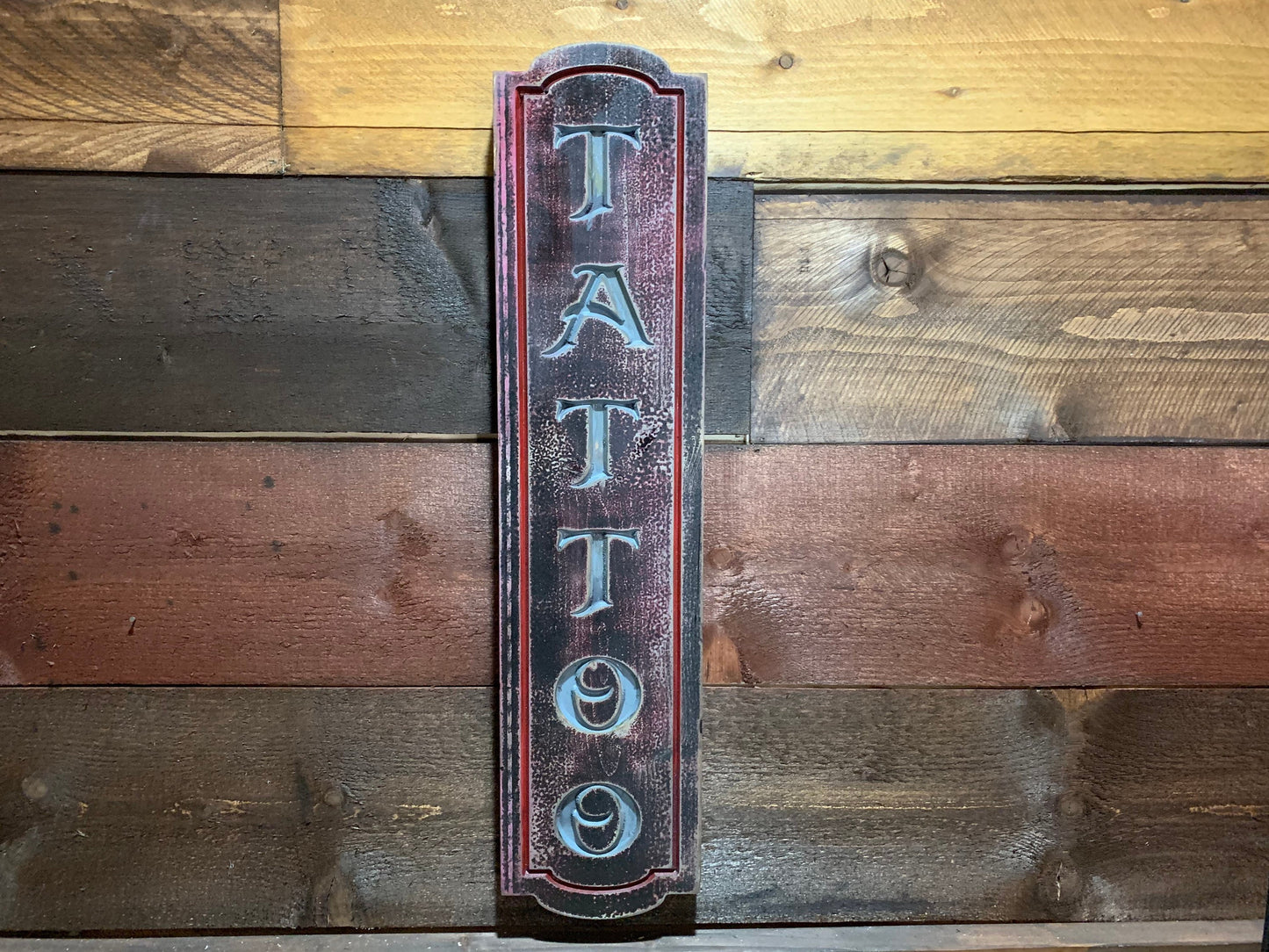 Rustic Personalized Wooden Sign, Family Name Sign, Carved Wood Signs, Beer, Whiskey, Saloon, Man Cave, Porch, Decor Garage, Barn, Tattoo