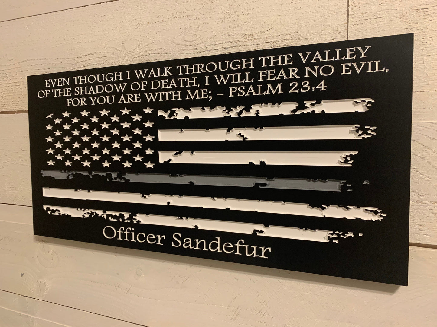 Police Officer Gift, Firefighter Sign, American Flag Thin Blue Line, Fireman, Police Gift, Fireman Gift, Corrections Officer Gift,