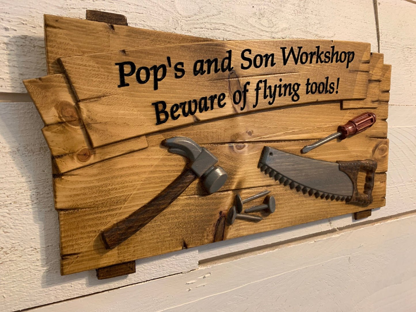 Wood Sign, Custom Sign, Wood Working, Woodshop Sign, Woodworking, Home Decor, Man Cave Sign, Garage Sign, Carpenter, Personalized Sign,