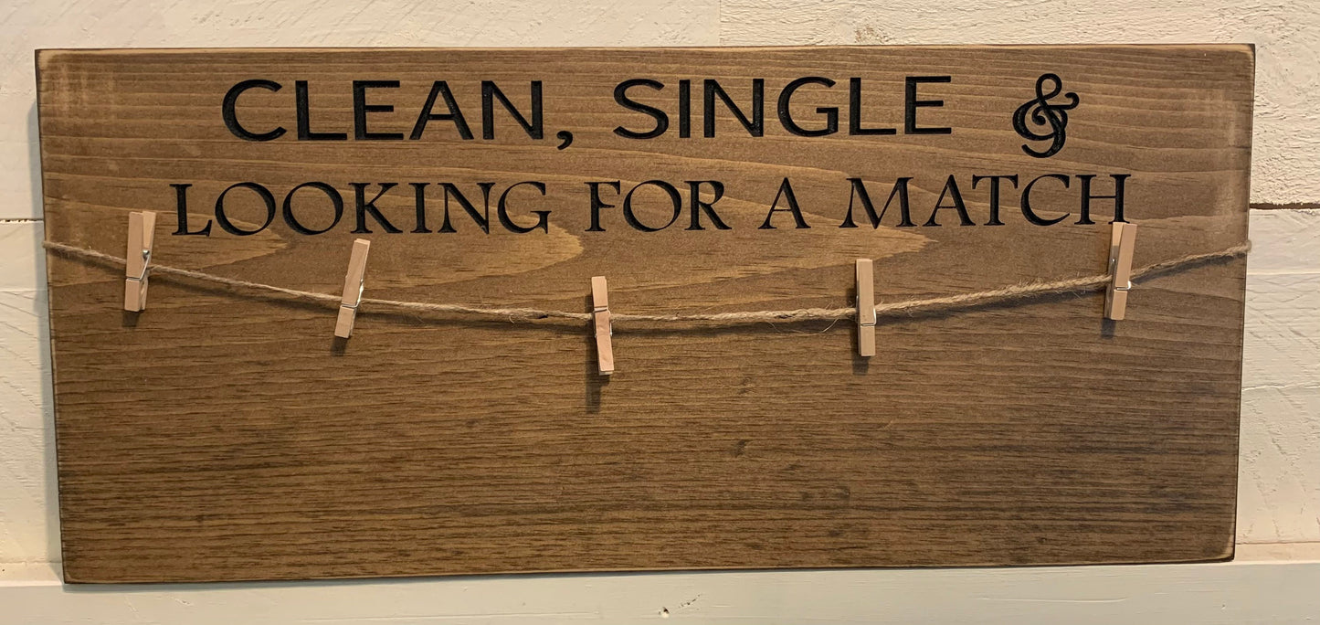 Laundry Room Decor, Lost Sock, Laundry Room Sign, Laundry Sign, Home Decor, Laundry Room Art, Clean Single Looking, Farmhouse decor