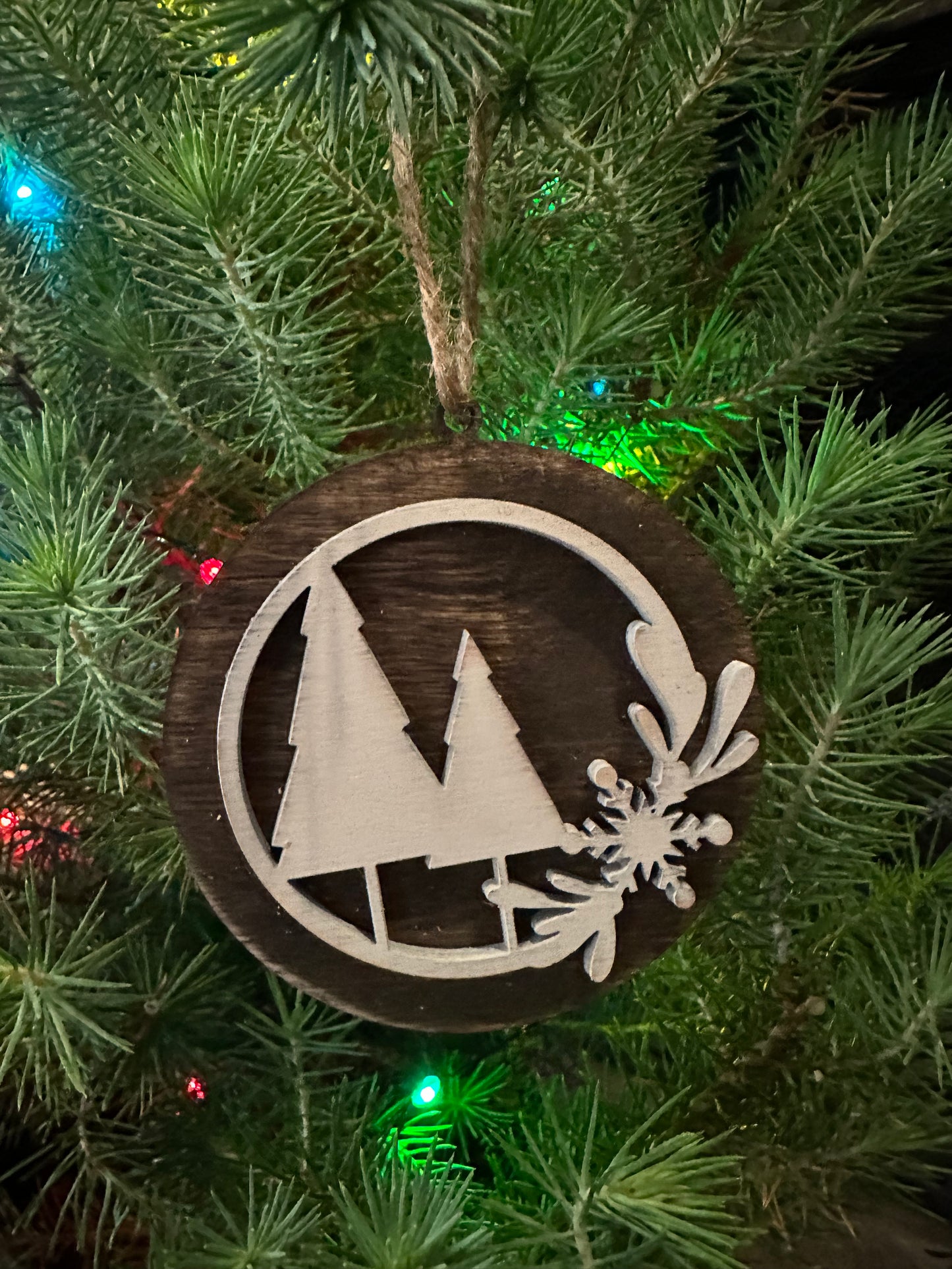 Country Christmas Ornament (Set of 6)