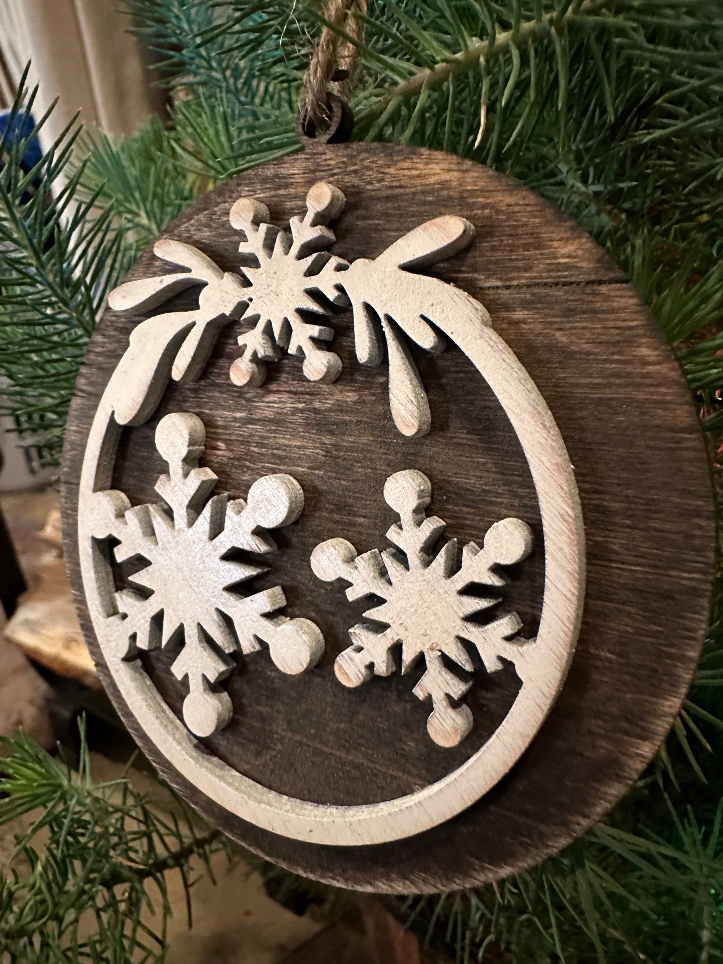 Country Christmas Ornament (Set of 6)