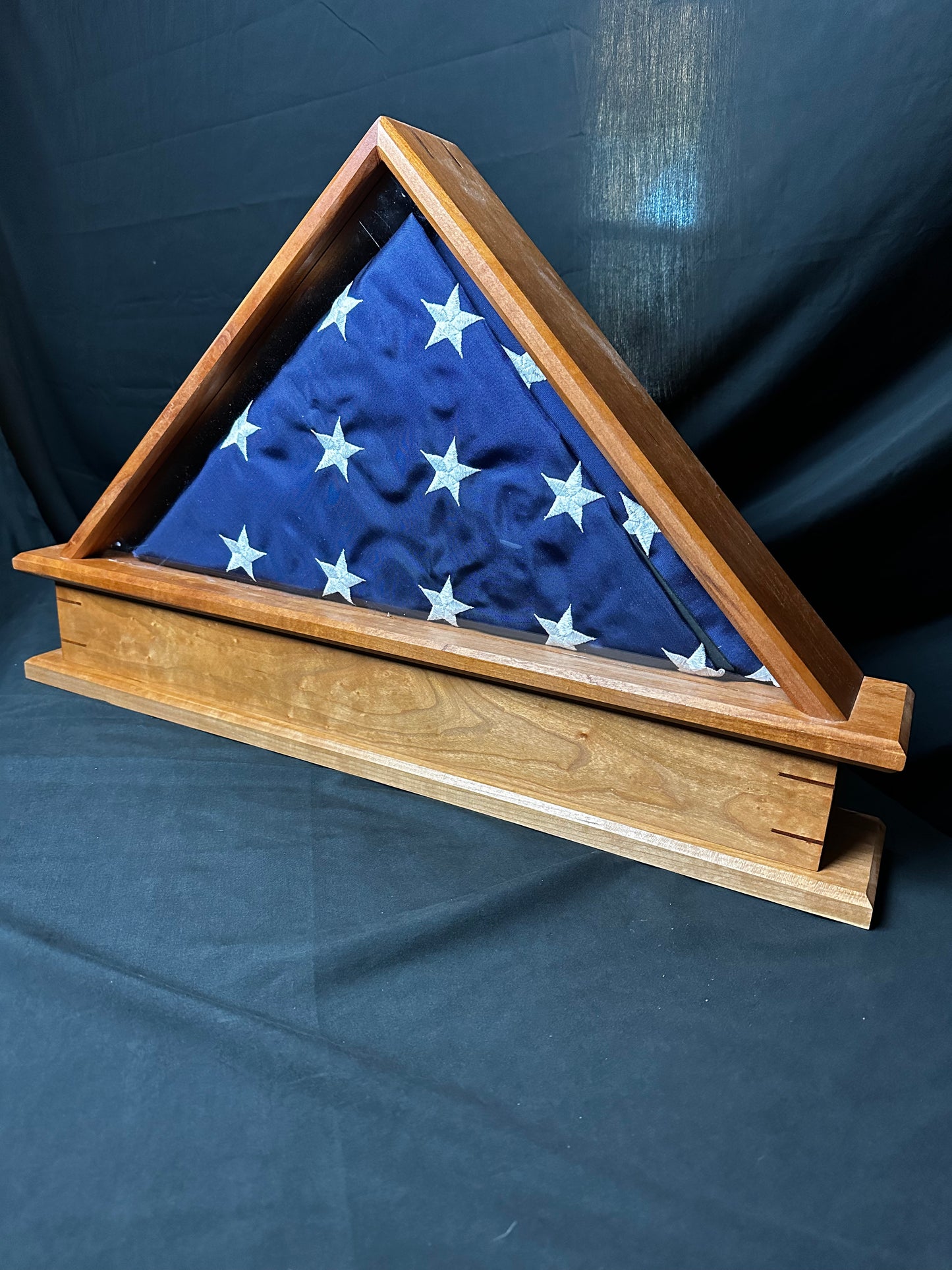 Raised Burial Flag Case