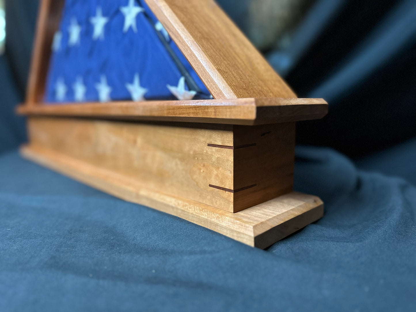 Raised Burial Flag Case