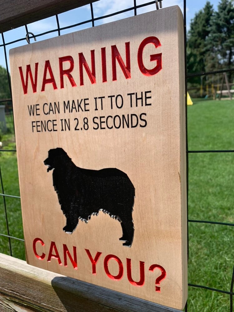 Personalized WARNING DOG sign, Private Property, Custom Wood Sign, Custom Rustic Family, Anniversary Gift, Fathers Day Mothers Day